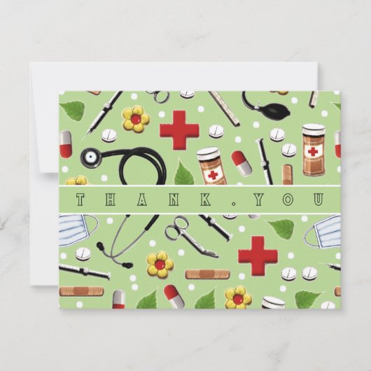 Carte Infirmière Merci (Devant)