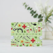 Carte Infirmière Merci (Debout devant)