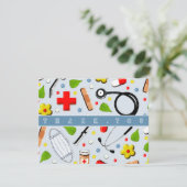 Carte Infirmière Merci (Debout devant)