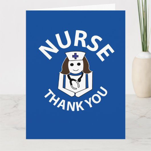Carte Infirmière Merci Infirmière (Devant)