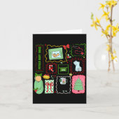 Carte Infirmière Mère Bébé Timbre de Noël Stpartum Mater (Fleur jaune)