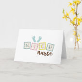 Carte Infirmière NICU (Fleur jaune)
