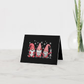 Carte Infirmière Noël Gnomes mignon Xmas Scrub (Devant)