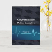 Carte Infirmière ou Médicale ou doctorat (Fleur jaune)