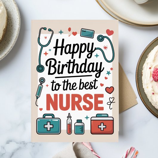 Carte Infirmière personnalisée