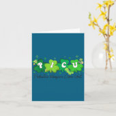 Carte Infirmière Picu conception de la Saint-Patrick (Fleur jaune)