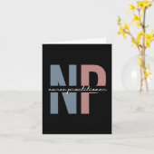 Carte Infirmière Praticien NP cadeaux d'appréciation (Fleur jaune)