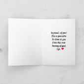 Carte Infirmière praticienne "Félicitations" Fantaisie  (Intérieur)