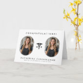 Carte Infirmière praticienne NP moderne personnalisée 2 (Fleur jaune)