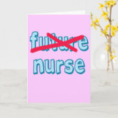 Carte Infirmière - Produits de formation professionnelle (Fleur jaune)