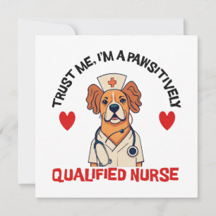 Carte Infirmière qualifiée Pawsitively