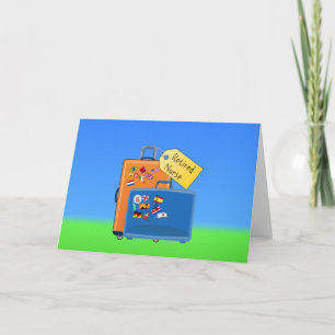 Carte Infirmière retraitée, emballée et prête à partir