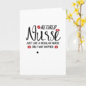 Carte Infirmière retraitée Grand cadeau Infirmière retra (Fleur jaune)