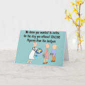 Carte Infirmière retraitée Histoire Cadeaux d'art (Fleur jaune)