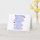 Carte Infirmière scolaire (Fleur jaune)