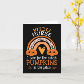 Carte Infirmière USIN Arc-en-ciel Plus Mignons Potirons  (Fleur jaune)