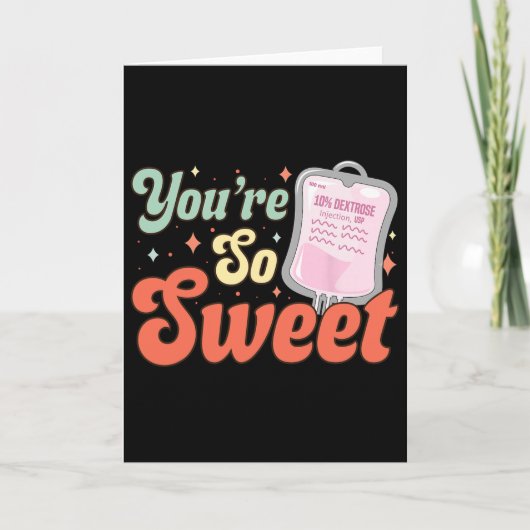 Carte Infirmière Valentine Vous Êtes Si Douce (Devant)