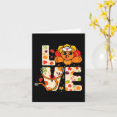 Carte Infirmière Vie Thanksgiving Automne Femmes (Fleur jaune)