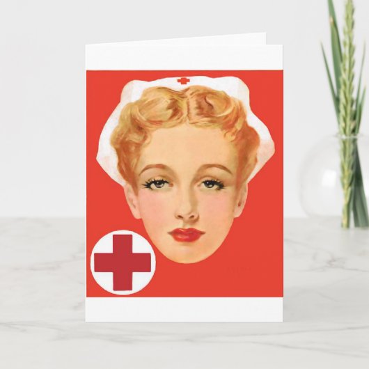 Carte Infirmière vintage (Devant)