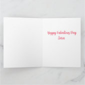 Carte Infirmières personnalisées Valentine's (Intérieur)