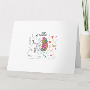 Carte Infographie du cerveau