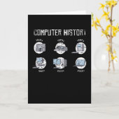 Carte Informatique Informaticien Informaticien Hacker It (Fleur jaune)