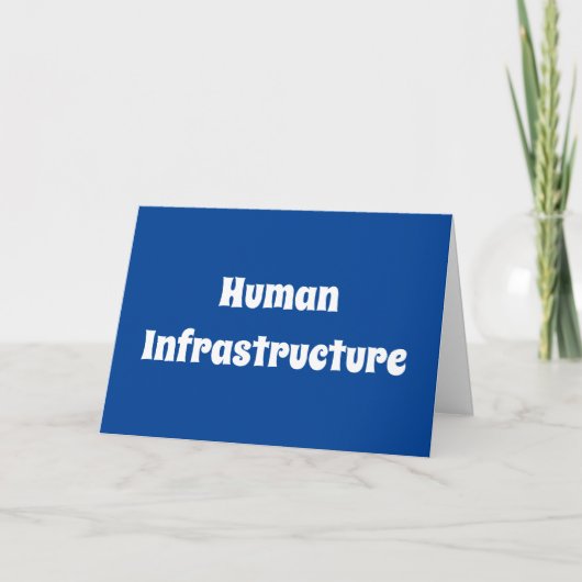 Carte Infrastructure humaine (Devant)