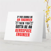 CARTE INGÉNIEUR AÉROSPATIAL (Fleur jaune)