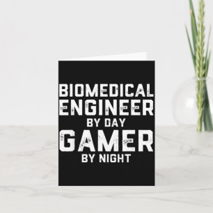 Carte Ingénieur biomédical le jour, joueur la nuit Bio M