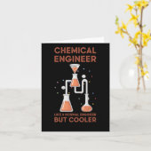 Carte Ingénieur Chimique Comme Un Ingénieur Normal Mais (Fleur jaune)