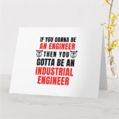 CARTE INGÉNIEUR INDUSTRIEL (Fleur jaune)