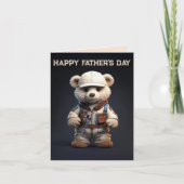 Carte Ingénieur mignon Teddy Bear Handy Papa Fête des pè (Devant)