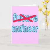 Carte Ingénieur - Produits diplômés (Fleur jaune)