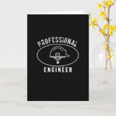 Carte Ingénieur professionnel (Fleur jaune)