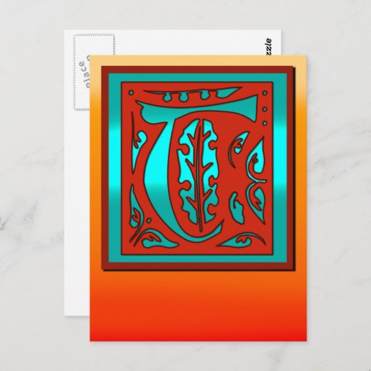 Carte initiale T Couleur du coucher de soleil sud- (Devant / Derrière)