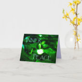 CARTE INNER PEACE SMALL GREETING CARD (Fleur jaune)