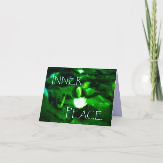 CARTE INNER PEACE SMALL GREETING CARD (Devant)