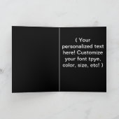 Carte Insecte de vol bleu de papillon (Intérieur)