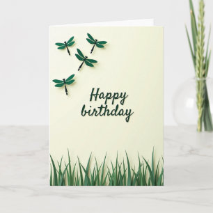 Carte Insecte Vert Joyeux