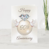Carte Inséparable et diamant 60e anniversaire (Devant)