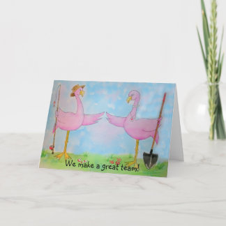 Carte Inséparable heureux d'anniversaire de couples