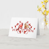 Carte Inséparables (Fleur jaune)