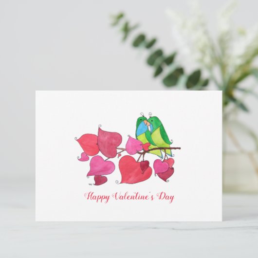 Carte Inséparables en difficulté Saint-Valentin (Debout devant)