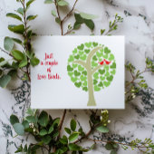 Carte Inséparables Heart Tree Custom Anniversaire Valent