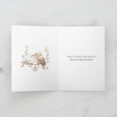 Carte Inséparables romantiques Mariage de coeur (Intérieur)