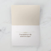 Carte Inséparables sur la corde Mariage Félicitations (Intérieur)