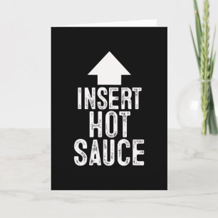 Carte Insérer une sauce piquante Halloween flèche pointa
