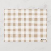 Carte insert pour livres bébé à la menthe et citro (Dos)