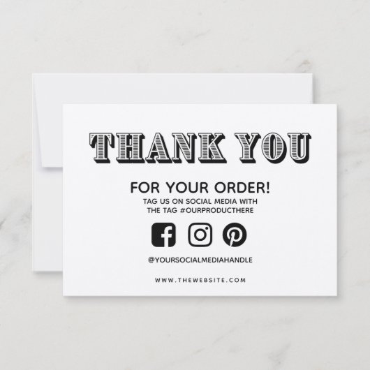 Carte Insertion de média Vintage (Devant)