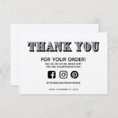 Carte Insertion de média Vintage (Devant / Derrière)